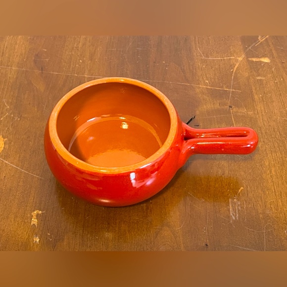 VTG De Silva Terracotta Handled Chili/Onion Soup Bowls Made in Italy. Set Of 3 - Picture 15 of 15